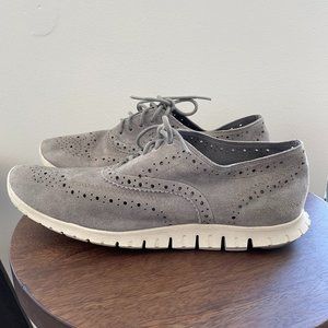Cole Haan ZEROGRAND Suede Wingtip Oxford Sneakers